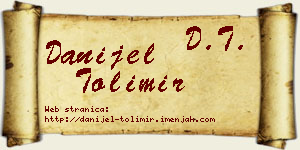 Danijel Tolimir vizit kartica